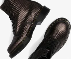 Dr martens 1460 pascal bottines à lacets en bronze 9 Dr martens 1460 pascal bottines à lacets en bronze -Bottes Femme Soldes 120290 5