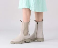 Notre-v 753090 bottines chelsea en gris -Bottes Femme Soldes 120571 7