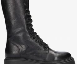 Nikkie dewie boots bottines à lacets en noir