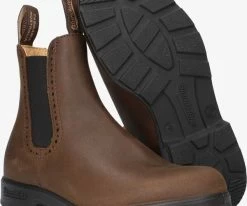 Blundstone women's bottines chelsea en marron -Bottes Femme Soldes 120893 4