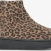 Woden abbi bottillons en camel -Bottes Femme Soldes 120936 2