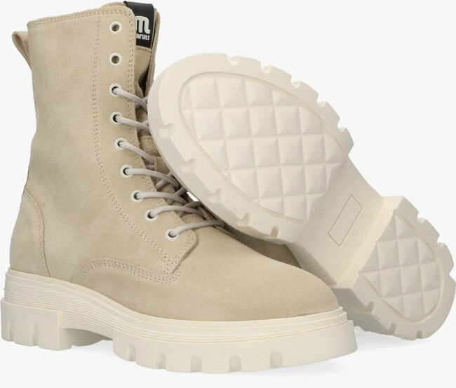 Maruti fleur bottines à lacets en beige 4 Maruti fleur bottines à lacets en beige – Image 4