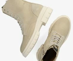 Maruti fleur bottines à lacets en beige 10 Maruti fleur bottines à lacets en beige -Bottes Femme Soldes 121137 5