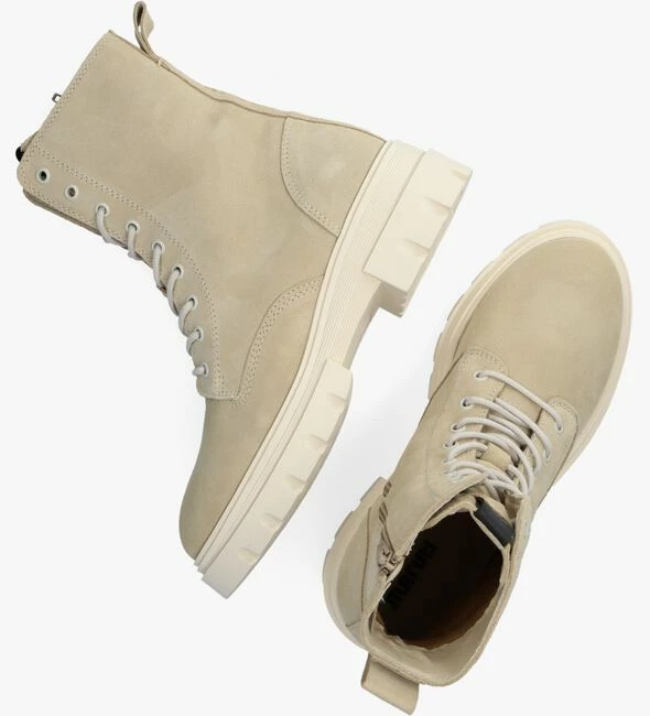 Maruti fleur bottines à lacets en beige 5 Maruti fleur bottines à lacets en beige – Image 5