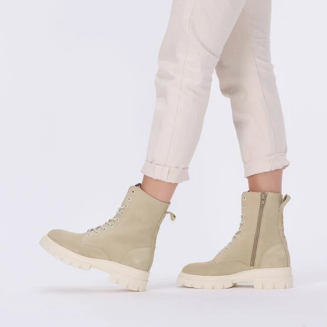 Maruti fleur bottines à lacets en beige 6 Maruti fleur bottines à lacets en beige – Image 6