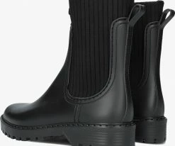 Unisa aynar bottines chelsea en noir -Bottes Femme Soldes 121905 3