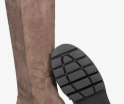 Unisa jeliza bottes hautes en taupe 8 Unisa jeliza bottes hautes en taupe -Bottes Femme Soldes 121916 4