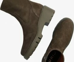 Unisa jofo bottillons en vert 10 Unisa jofo bottillons en vert -Bottes Femme Soldes 121918 5