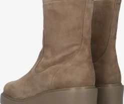 Unisa jofo bottillons en taupe 7 Unisa jofo bottillons en taupe -Bottes Femme Soldes 121919 3