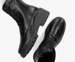 Unisa jriso bottines à lacets en noir -Bottes Femme Soldes 121920 5