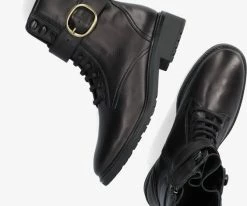 Unisa edecan bottines à lacets en noir -Bottes Femme Soldes 121931 5