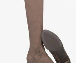 Unisa larti bottes hautes en taupe 8 Unisa larti bottes hautes en taupe -Bottes Femme Soldes 121947 4