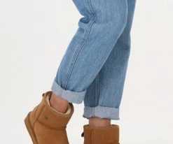 Warmbat wallaby bottes fourrure en cognac 11 Warmbat wallaby bottes fourrure en cognac -Bottes Femme Soldes 122282 8