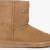 Warmbat kangaroo bottes fourrure en cognac -Bottes Femme Soldes 122284 2