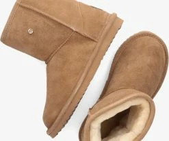 Warmbat kangaroo bottes fourrure en cognac 9 Warmbat kangaroo bottes fourrure en cognac -Bottes Femme Soldes 122284 5