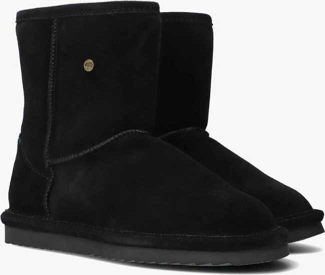 Warmbat kangaroo bottes fourrure en noir 2 Warmbat kangaroo bottes fourrure en noir – Image 2