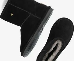 Warmbat kangaroo bottes fourrure en noir 9 Warmbat kangaroo bottes fourrure en noir -Bottes Femme Soldes 122285 5