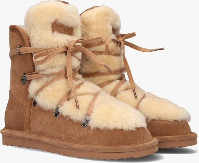 Warmbat moonbi bottes fourrure en cognac 2 Warmbat moonbi bottes fourrure en cognac – Image 2