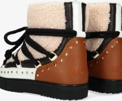 Inuikii curly rock bottillons en blanc -Bottes Femme Soldes 122413 3