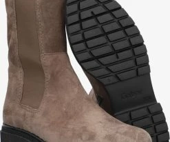 Gabor 871.1 bottines chelsea en taupe 9 Gabor 871.1 bottines chelsea en taupe -Bottes Femme Soldes 122508 4