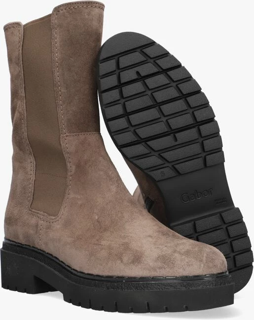 Gabor 871.1 bottines chelsea en taupe 4 Gabor 871.1 bottines chelsea en taupe – Image 4