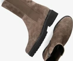 Gabor 871.1 bottines chelsea en taupe 10 Gabor 871.1 bottines chelsea en taupe -Bottes Femme Soldes 122508 5