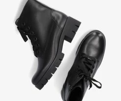 Gabor 711 bottines à lacets en noir 9 Gabor 711 bottines à lacets en noir -Bottes Femme Soldes 122516 5