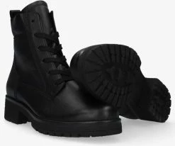 Gabor 095.1 bottines à lacets en noir -Bottes Femme Soldes 122523 4