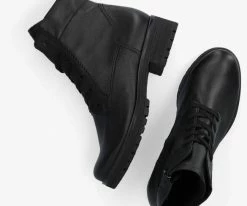 Gabor 095.1 bottines à lacets en noir -Bottes Femme Soldes 122523 5