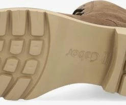 Gabor 736.1 bottines à lacets en taupe -Bottes Femme Soldes 122538 4