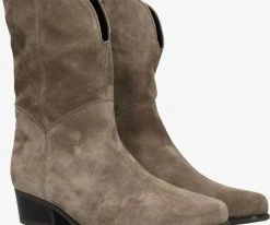 Gabor 672.1 santiags en camel -Bottes Femme Soldes 122562 1