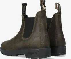 Blundstone original dames bottines chelsea en vert -Bottes Femme Soldes 123165 3