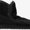 Mou eskimo 18 bottes fourrure en noir -Bottes Femme Soldes 123241 2