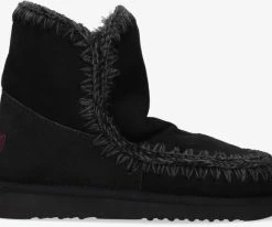 Mou eskimo 18 bottes fourrure en noir