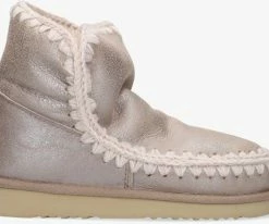 Mou eskimo 18 bottes fourrure en or