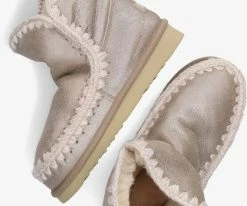 Mou eskimo 18 bottes fourrure en or 10 Mou eskimo 18 bottes fourrure en or -Bottes Femme Soldes 123243 5