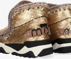 Mou eskimo trainer bottes fourrure en or 8 Mou eskimo trainer bottes fourrure en or -Bottes Femme Soldes 123250 3