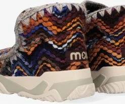 Mou eskimo trainer bottes fourrure en multicolore -Bottes Femme Soldes 123251 3