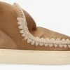 Mou eskimo sneaker bottes fourrure en camel -Bottes Femme Soldes 123253 2