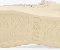 Mou eskimo sneaker bottes fourrure en beige -Bottes Femme Soldes 123257 4