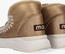 Mou eskimo jogger bottes fourrure en or 8 Mou eskimo jogger bottes fourrure en or -Bottes Femme Soldes 123258 3