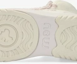 Mou eskimo jogger bottes fourrure en blanc -Bottes Femme Soldes 123259 4