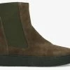 Ca'shott 22122 bottines chelsea en vert -Bottes Femme Soldes 123267 2