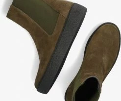 Ca'shott 22122 bottines chelsea en vert 10 Ca'shott 22122 bottines chelsea en vert -Bottes Femme Soldes 123267 5