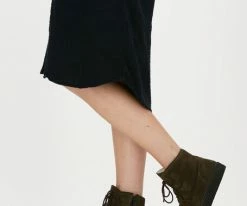 Ca'shott 18110 bottines à lacets en vert -Bottes Femme Soldes 123268 8