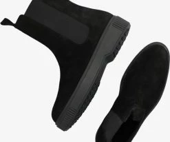 Fred de la bretoniere 181010105 bottines chelsea en noir -Bottes Femme Soldes 200047 5