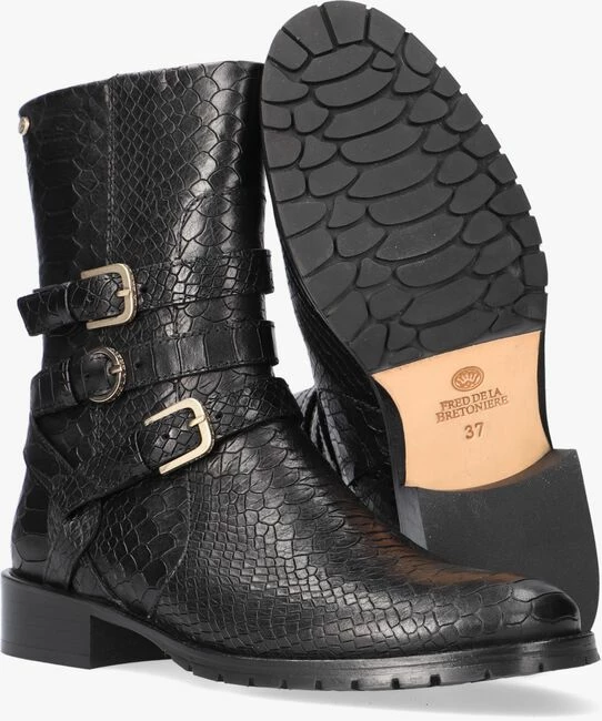 Fred de la bretoniere 181010109 biker boots en noir 4 Fred de la bretoniere 181010109 biker boots en noir – Image 4