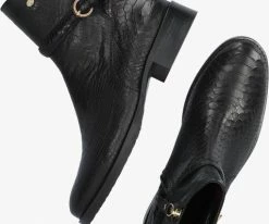 Fred de la bretoniere 181010106 biker boots en noir -Bottes Femme Soldes 200052 5