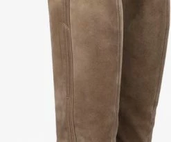 Fred de la bretoniere 191010029 bottes hautes en taupe -Bottes Femme Soldes 200059 3