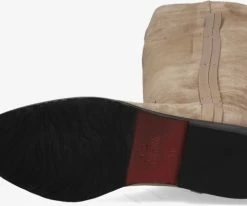 Fred de la bretoniere 191010029 bottes hautes en taupe -Bottes Femme Soldes 200059 4